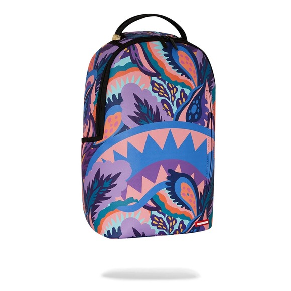 NEW Sprayground Trippy Floral DLXSV Shark Backpack Psychedelic Streetwear Bag main image 5